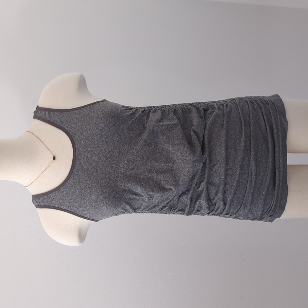 EUC Isabel Maternity Charcoal Gray Pregnancy Workout Top